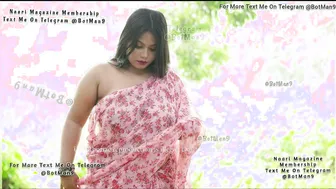 Desi Magazine Model Flashing Her Big Tits Outdoors Uncut