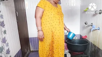 Curvy Indian Aunty Soaping Her Body In Steamy Bathroom Shower