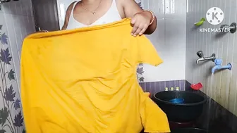 Curvy Indian Aunty Soaping Her Body In Steamy Bathroom Shower