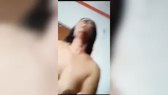 Mature Aunty Bouncing On Dick Showing Off Her Big Natural Tits