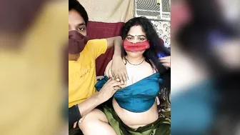 Making Out With Aunty And Squeezing Her Soft Tits Passionately