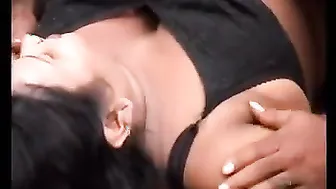 Busty South Indian Aunty Riding And Bouncing Her Massive Boobs
