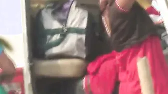Catching Married Aunty Changing Bra Grabbing Her Tits So Quick