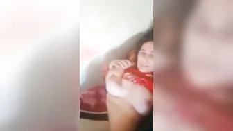 Beautiful Aunty Getting Her Boobs Sucked By Her Secret Lover