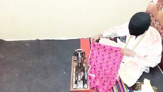 Horny Aunty Bent Over Getting Destroyed By Local Tailor Hard