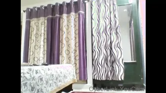 Village Aunty Changing Clothes Getting Caught Touching Herself