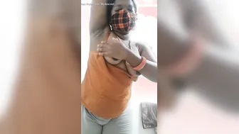 Chubby Tamil Aunty Fingering Herself Wildly In Private Desi Mms