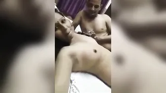 Aunty In Maxi Dress Showing Her Hairy Pussy To Her Nephew