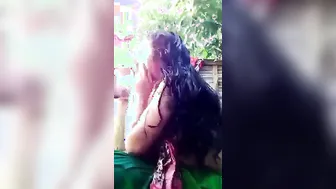Hidden Camera Recording My Big Boob Aunty Undressing At Home