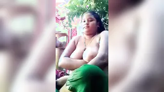 Hidden Camera Recording My Big Boob Aunty Undressing At Home
