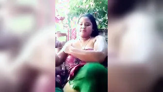 Hidden Camera Recording My Big Boob Aunty Undressing At Home