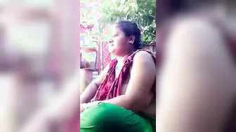 Hidden Camera Recording My Big Boob Aunty Undressing At Home