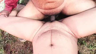 Curvy Aunty Getting Pounded By Son's Friend In The Open Field