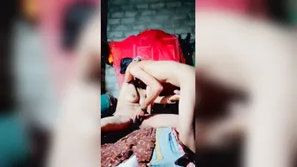 Neighbor Aunty Begging Me To Fuck Her Tight Wet Pussy On Her Bed