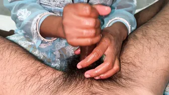 Indian Wife Giving Husband Perfect Blowjob After Long Tiring Day