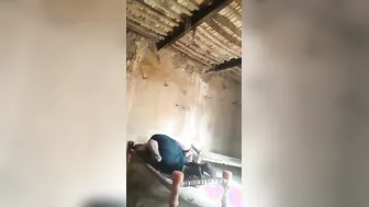 Village Aunty Getting Quickie Fuck Behind House While No One Home