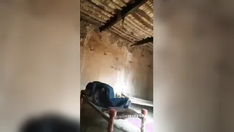 Village Aunty Getting Quickie Fuck Behind House While No One Home