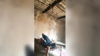 Village Aunty Getting Quickie Fuck Behind House While No One Home