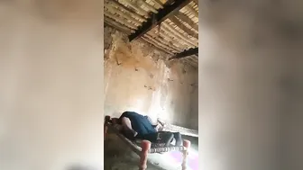 Village Aunty Getting Quickie Fuck Behind House While No One Home