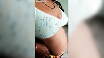 Saree Dropping Revealing Everything My Neighbor Aunty Undressing