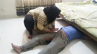 Carpenter Fixing More Than The Bed While Aunty Rides Him Hard