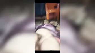 Mature Aunty Spreading Her Freshly Fucked Pussy Wide Open