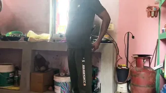 Getting Intimate With Sexy Aunty In Kitchen While Cooking Together