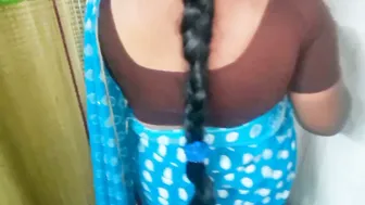 Hired Desi Aunty Stripping And Showing Off Her Natural Tits