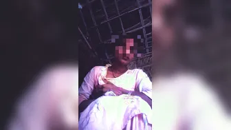 Mallu Aunty In Pink Dress Squeezing Her Big Boobs Seductively