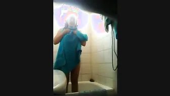 Married Aunty Getting Caught Naked In Shower By Hidden Camera