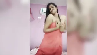 Naughty Aunty Lifting Her Skirt Teasing With Her Wet Panties