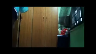 Telugu Mature Aunty Getting Dressed After Shower Caught On Cam