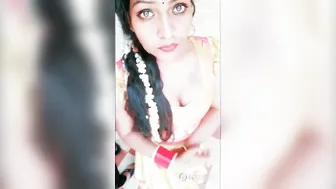 Desi Aunty From Tiktok Showing Off Her Big Boobs On Camera