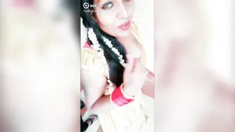 Desi Aunty From Tiktok Showing Off Her Big Boobs On Camera