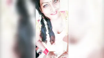 Desi Aunty From Tiktok Showing Off Her Big Boobs On Camera