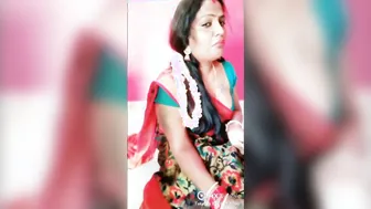 Desi Aunty From Tiktok Showing Off Her Big Boobs On Camera