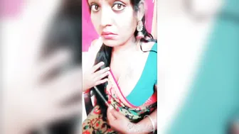 Desi Aunty From Tiktok Showing Off Her Big Boobs On Camera