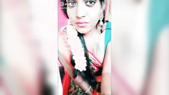 Desi Aunty From Tiktok Showing Off Her Big Boobs On Camera