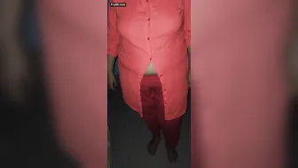 Curvy Aunty Stripping Down Showing Off Getting Ready For Action