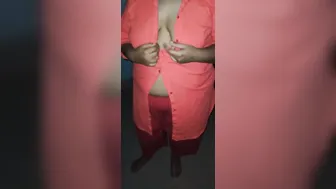 Curvy Aunty Stripping Down Showing Off Getting Ready For Action