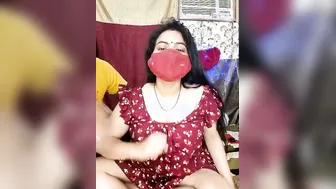 Sucking And Squeezing Married Indian Aunty Big Soft Breasts