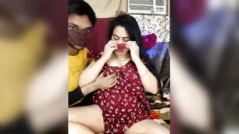 Sucking And Squeezing Married Indian Aunty Big Soft Breasts