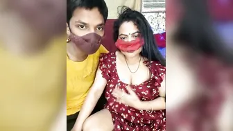 Sucking And Squeezing Married Indian Aunty Big Soft Breasts