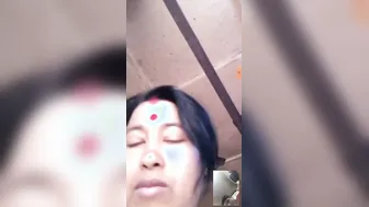 Married Woman Flashing Boobs And Pussy During Video Call