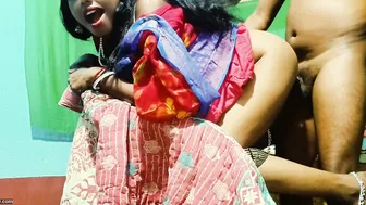 Village Aunty Sucking And Riding Her Stepson Thick Cock Loudly