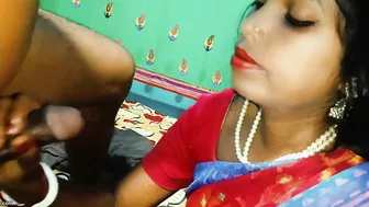 Village Aunty Sucking And Riding Her Stepson Thick Cock Loudly