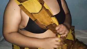 Office Aunty Rushing Home Horny And Desperate For Hard Sex