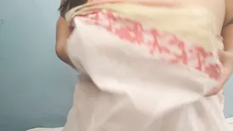 Next Door Busty Aunty Seducing Young Guy Without Her Blouse