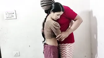 Squeezing And Fucking Busty Indian Aunty Hardcore In Bedroom