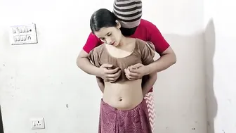 Squeezing And Fucking Busty Indian Aunty Hardcore In Bedroom